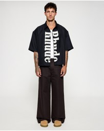 RHUDE - Centre Logo Button Up Shirt
