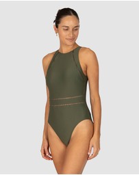 Baku Swimwear - Rococco High Neck One Piece Swimsuit