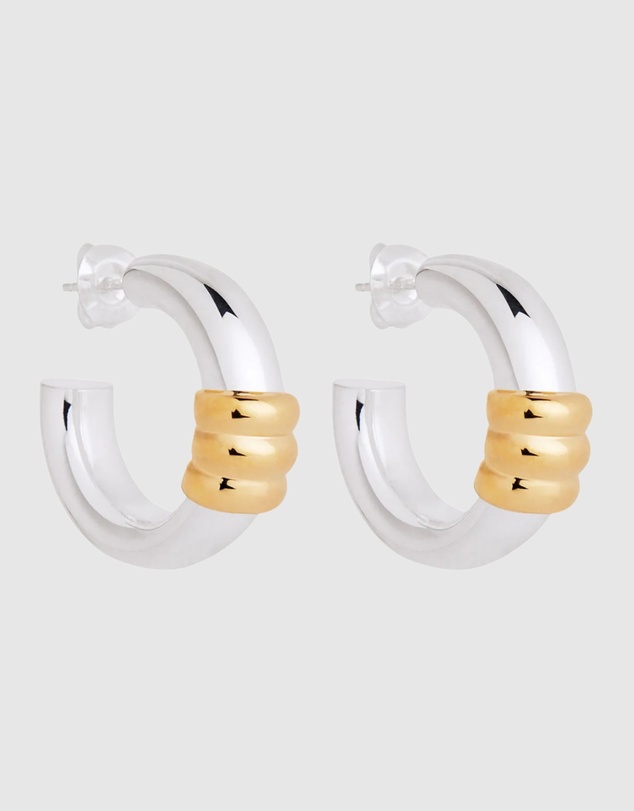 Najo - Pont D’Or Two-Tone Earrings