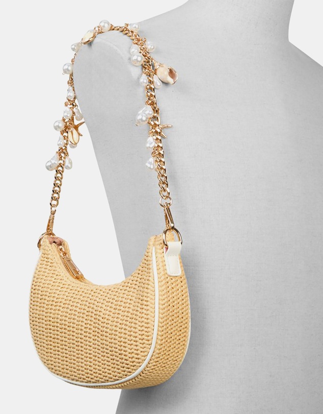 ALDO - Beachglow Pearl Shell Charm Shoulder Bag