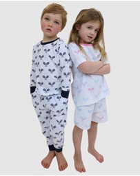 Sant And Abel - Kids Tennis Navy Long PJ Set