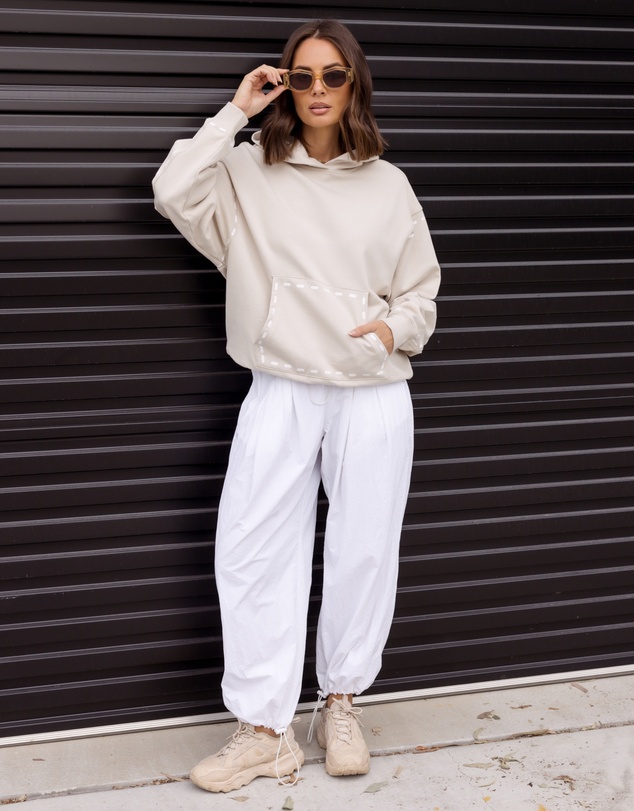 ALEXANDRA - Dashes Jumper Stone