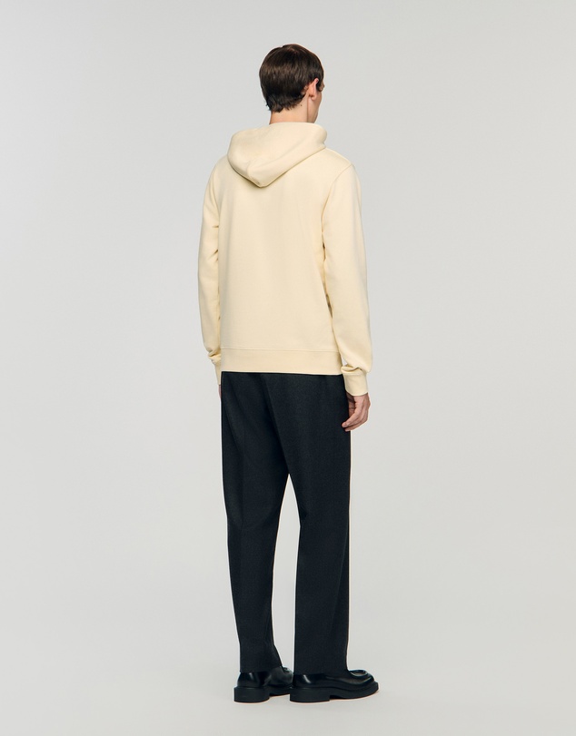 Sandro - Single Coeur Hoodie Sweatshirt
