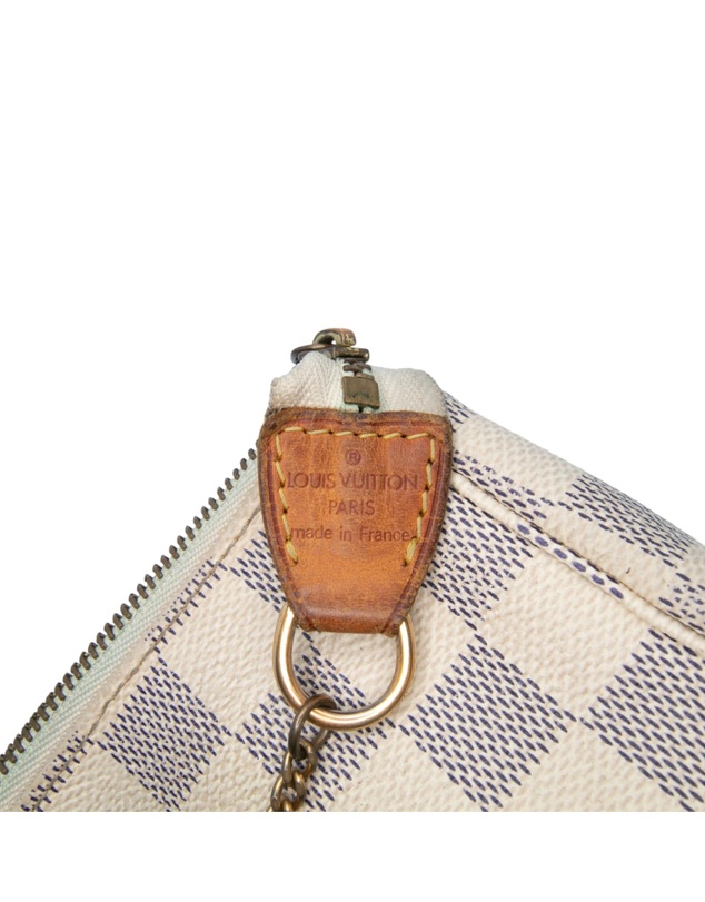 Pre-Loved by Azura Reborn - Pre-Loved Damier Azur Mini Pochette Accessoires