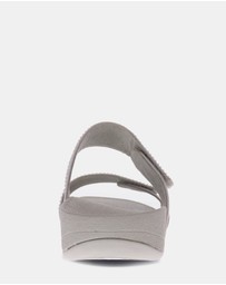 Mia Vita - Avoca Slide Sandal - Silver Rhinestone