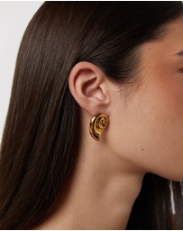 PETA AND JAIN - Ursula Spiral Earrings