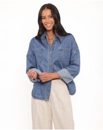 Petal & Pup - Cornelia Denim Shirt - Blue