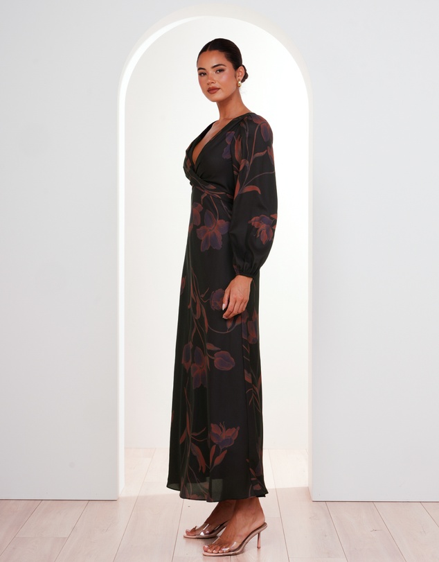 Pilgrim - Cher Wrap Front Maxi Dress