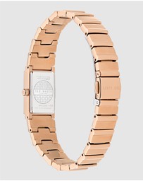 Ted Baker - Lileey Pink Rose Gold-Tone 27mm Bracelet Watch