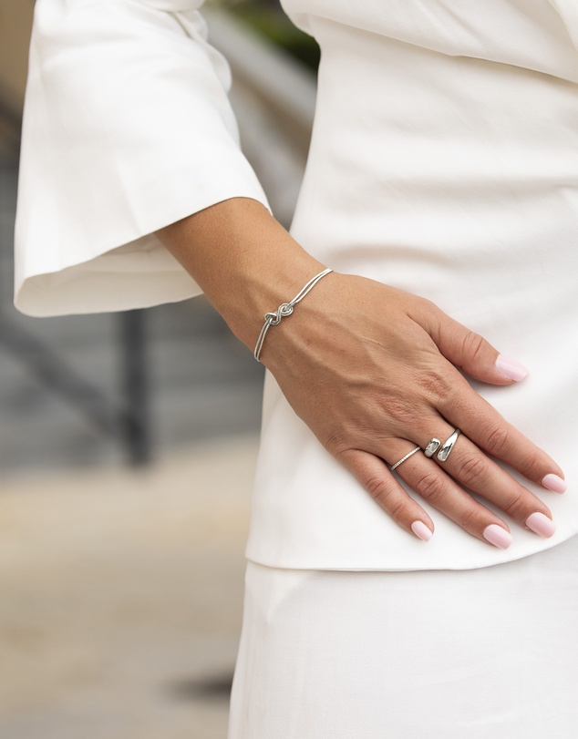 Mestige - Infinity Sky Bracelet - Silver Plated