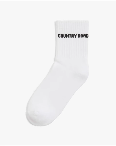 Country Road - Australian Cotton Blend Cr Sport Quarter Crew Sock