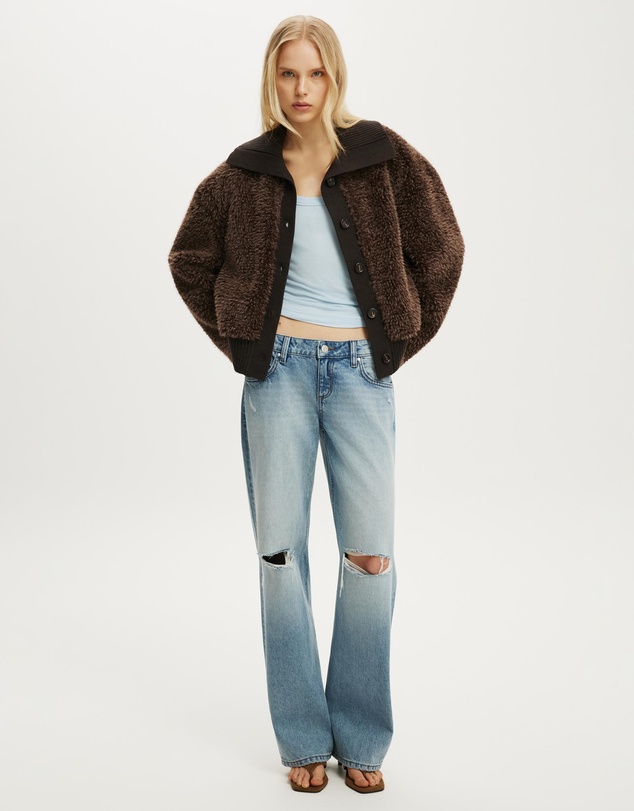 Cotton On - Oslo Faux Fur Jacket