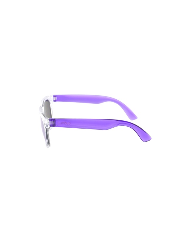 Sunbug - Transparent Purple Ways Sunglasses