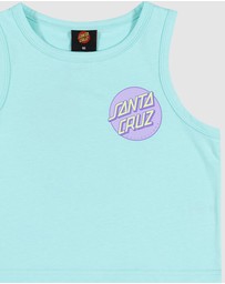 Santa Cruz - Other Dot Pop Chest Cropped Tank - Teens