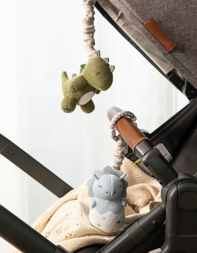 Living Textiles - 2 Pack Stroller Toys - Dinosaurs