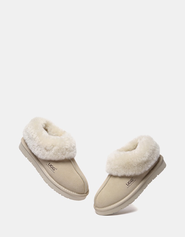 EVERAU - Australian Shepherd Ugg Homey Special Cow Suede Upper House Shoes