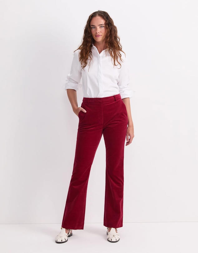 Sportscraft - Thea Kick Flare Velvet Pant