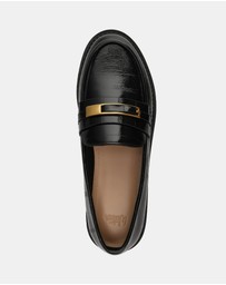 Wittner - Bennett Croc Embossed Leather Loafers