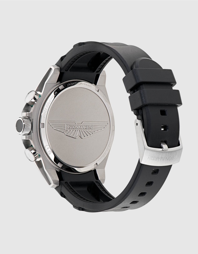 Aston Martin - HDL Podium Green Black Silicone Strap Watch