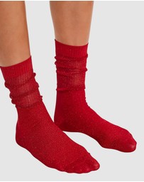 High Heel Jungle - Glitter Shimmery Lights Lurex Socks