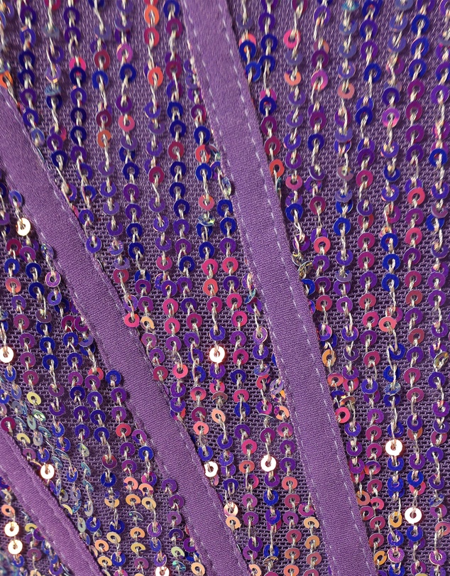 Petal & Pup - Avril Sequin Mini Dress - Purple