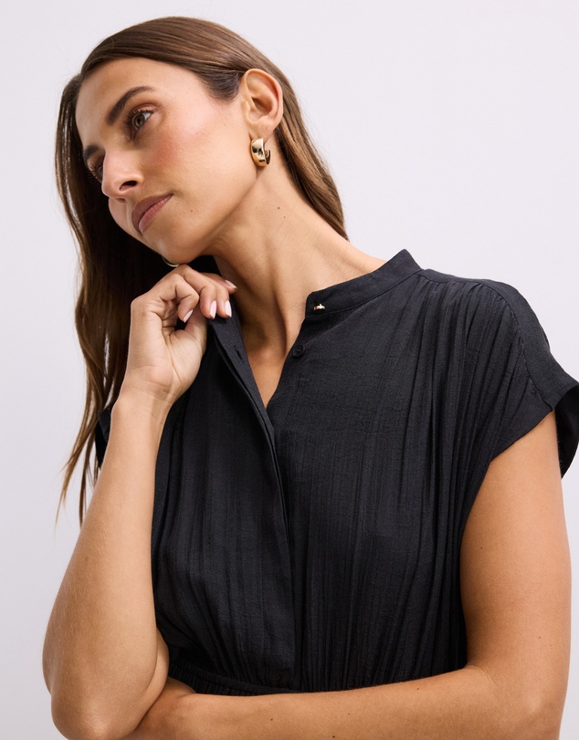The Fated - Della Gathered Maxi Dress