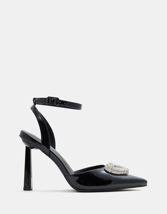 Call It Spring - Angellina Heart Ankle Strap Pump Heels