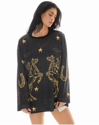 THE TALES - Cowboy Long Sleeve Football Jersey