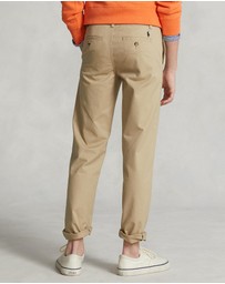 Polo Ralph Lauren - Belted Slim Fit Stretch Twill Pants - Teens