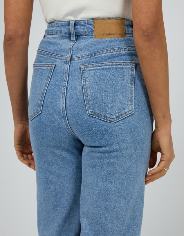 All About Eve - Charlie High Rise Wide Leg Jean Heritage Denim