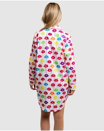 Sant And Abel - Women's Drawbertson Drippy Lips Night Shirt
