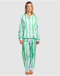 Sant And Abel - Women's Drawbertson Wild Stripes Long PJ Set