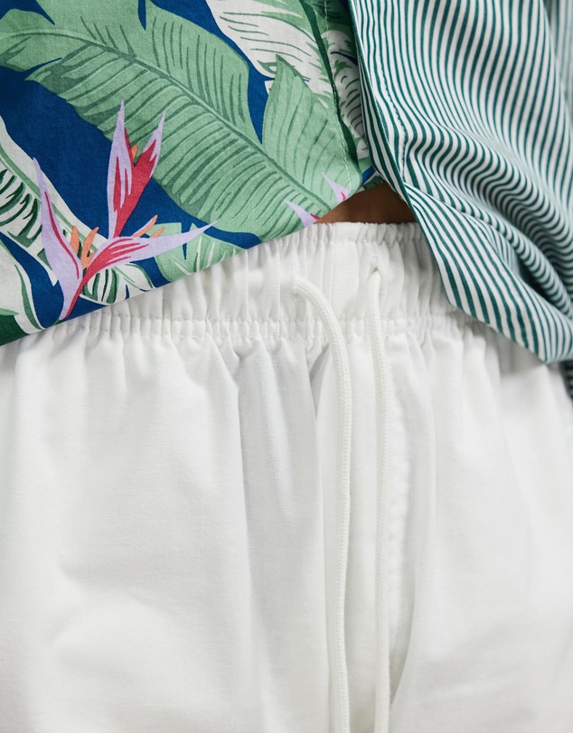 Surrounded By Ghosts - The Vanadium Linen Drawstring Pants