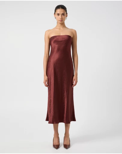 Third Form - Crush Bias Strapless Dress