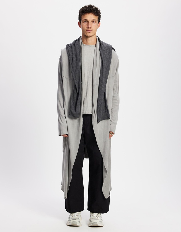 Surrounded By Ghosts - The Aikinite Hooded Rib Knit Cardigan