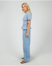 All About Eve - Tyler Stripe Tee Blue