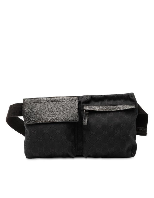 Pre-Loved by Azura Reborn - Pre-Loved GG Canvas Double Pocket Belt Bag