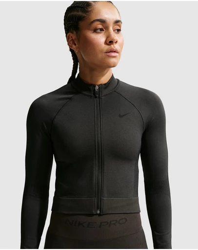 Nike - Pro Seamless Full-Zip Training Top