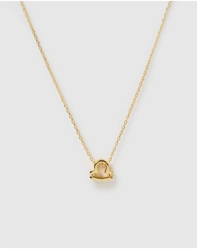 Izoa - Libra Star Sign Symbol Necklace