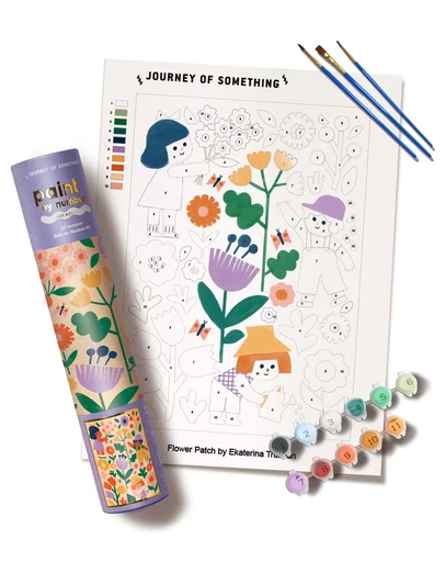 Journey Of Something - Kids Paint by Numbers - Flower Patch
