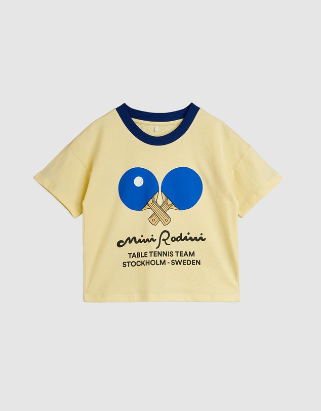 Mini Rodini - Table Tennis Contrast Rib SS Tee - Babies-Teens