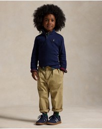 Polo Ralph Lauren - Cotton Interlock Quarter-Zip Pullover - ICONIC EXCLUSIVE - Babies-Kids