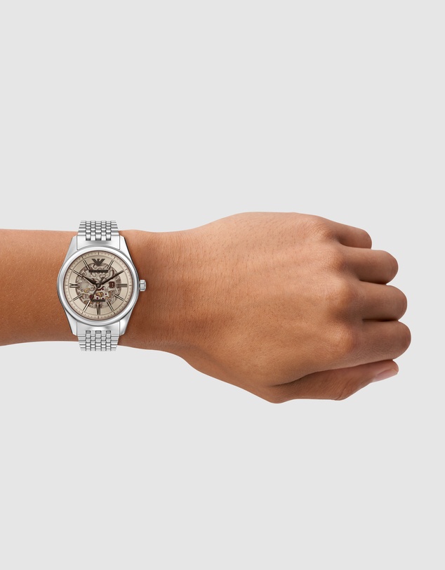 Emporio Armani - Silver Tone Analogue Watch