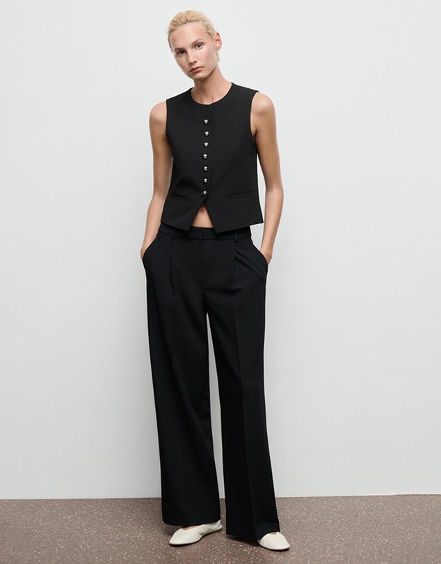 M.N.G - Suit Waistcoat With Buttons