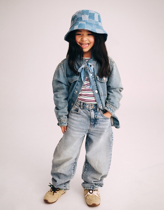 Cotton On Kids - Unisex Barrel Leg Denim Jean
