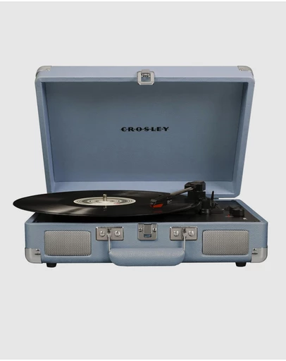 Crosley - Crosley Cruiser Bluetooth Portable Turntable - Tourmaline