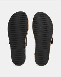 Tommy Hilfiger - Flex Jutte Hilfiger Leather Sandals - Men's