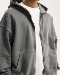 Cotton On - Cropped Zip Up Hoodie