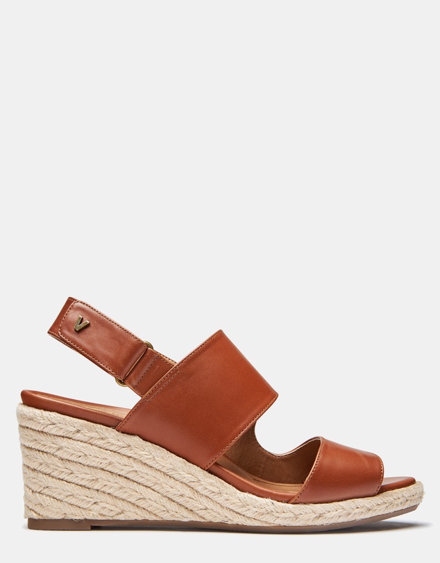 Vionic - Brooke Wedge - Cognac