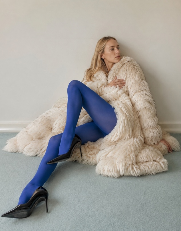 High Heel Jungle - Silk Glazed Skin - Indigo Blue